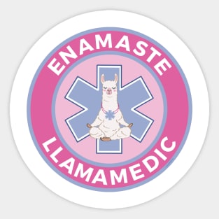 Funny EMS EMT Llama Paramedic First Responder Gift Medic Sticker